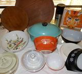 Teak Platters, Pyrex, Club and more