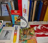 Vintage Airplane books, vintage maps and more