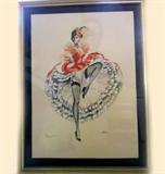 Vargas style Litho signed Alice