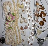 Small sample of the huge selection of Vintage Costume Jewelry available