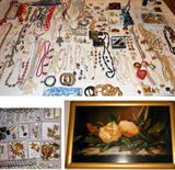 Large Selection of Vintage Costume jewelry-Trifari, Napier, Monet, BSK, Giovanni and more