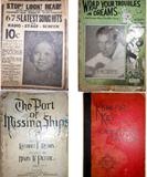 Small Sample of the Antique and Vintage Sheet Music Available