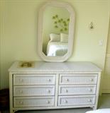 Wicker Weave by Dixie Dresser with Mirror