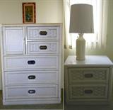 Henry Link Chest of Drawers and one of a pair of matching nightstands