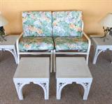Patio Love Seat and Tables