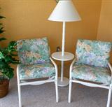 Matching Patio Chairs and Floor Lamp