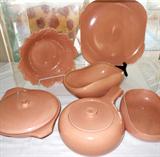 Russel Wright Ripe Apricot Serving Pieces