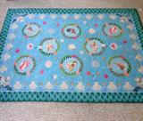Claire Murray Hand Hooked Gorgeous and Fun Tropical Sea Shell Area Rug