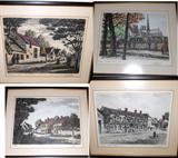 4 Etchings, all signed