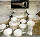 Very Nice Art Deco Style Mikasa Dish Set and Wedgwood Bottle Opener