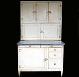 Antique Hoosier Type Kitchen Cabinet with flour sifter and other built-ins