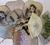 Sample of the Gorgeous Antique and Vintage Fan Collection