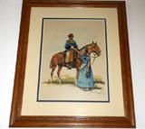 Original Signed Louis de Beaufort Watercolor