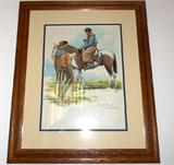 Original Signed Louis de Beaufort Watercolor