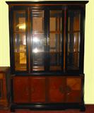 Asian Inspired Lighted China Cabinet which matches with the Dinette Set