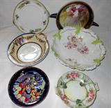 Hand Painted Nippon Bowls, Noritake Bowl and Rosenthal Plate