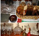 Perfumes, Perfume Tray, Nice Glassware and more