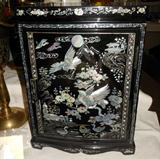 Gorgeous Inlaid Mother of Pearl Jewelry Box