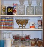Francoma Coffee Mugs, Budweiser NASCAR Glass Set and other nice Kitchen items