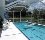 This Well Maintained 3 Bedroom, 2 Bath, 2 Car Garage Home is also for sale and this is one view of the Beautiful Pool and Fountain