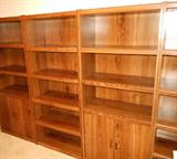 4 Solid Wood Bookcases