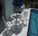 Wrought Iron Table and Chairs