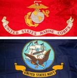 2 large Military Flags-there are other flags available too