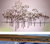 Signed C Jeré Wall Sculpture dated 1972