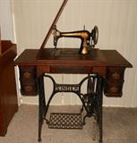 Antique Treddle Singer Sewing Machine