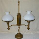 Great Antique Double Student Lamp