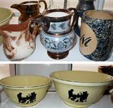 Hall Silhouette Bowls in Excellent Condition and very nice vintage pitchers