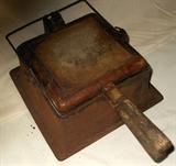 Wagner Waffle Iron dated 1910