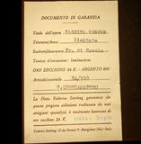 The Information on the back of one the Mirrored Italian Art pieces