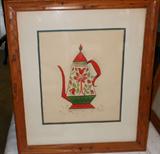 One of a Set of 3 Signed Watercolors, Very Nice