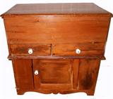 Pretty Cool Primitive Chest with Cabinet and one Drawer