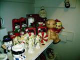 A MULTITUDE OF CHRISTMAS DECOR AND CHRISTMAS ITEMS
