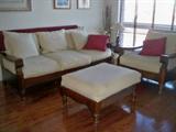 Ethan Allen Bristish classics livingroom sofa, chair & ottoman