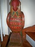 antique carved bird