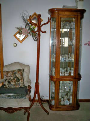 lighted curio