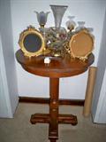 vintage table and decor
