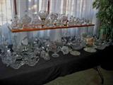 crystal and vintage glass