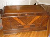 Cedar chest.