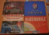 VINTAGE 40's SHOWROOM LITERATURE ~ OLDSMOBILE, HUDSON & FRAZER
