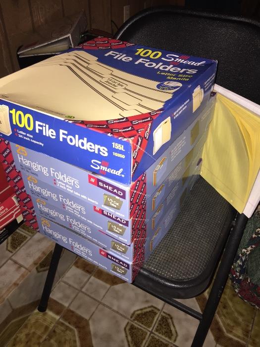 New file folders