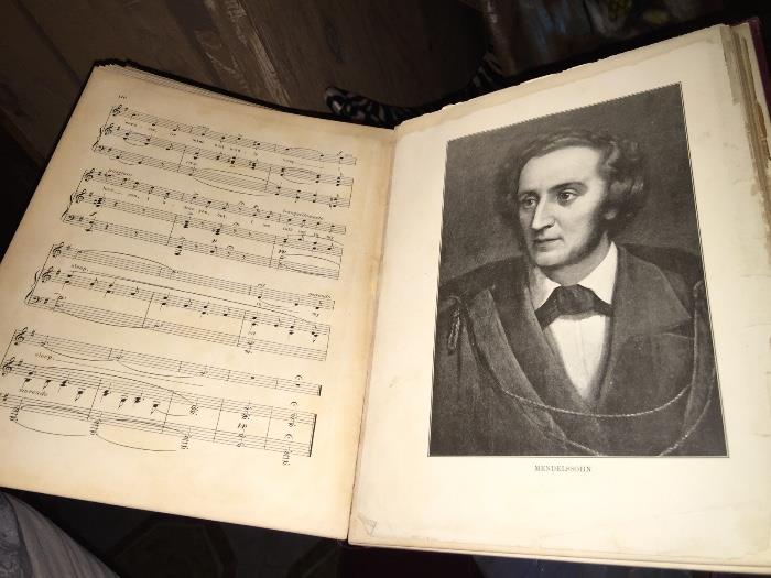 Complete set of amazing antique music books