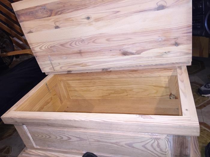 Low custom storage chest