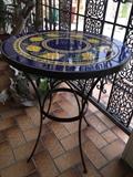 Mosaic Top Round Table
