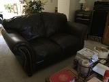 Leather living room set