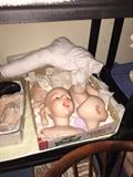 Porcelain doll parts