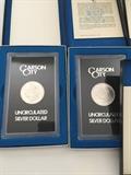 Carson City Uncirculated Silver Dollar